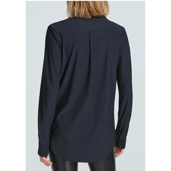 NEW COMMANDO classic oversized button down shirt in black - Picture 2 of 3